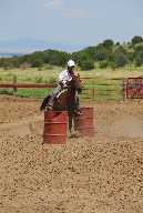 Pole bending at Gymkhana